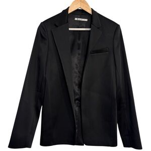 T Alexander Wang Satin Blazer Jacket Size 4